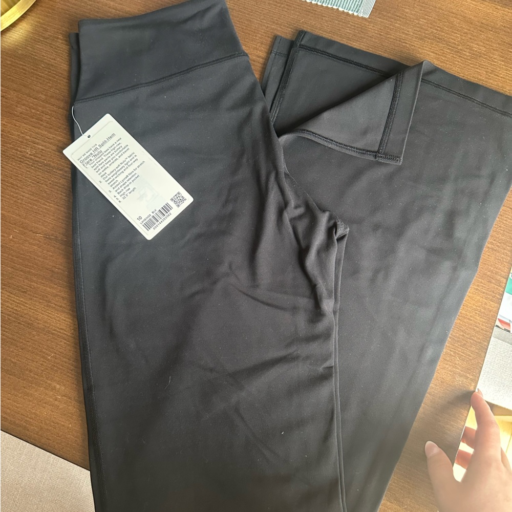 Lululemon Athletica Black Flare Yoga Pants
